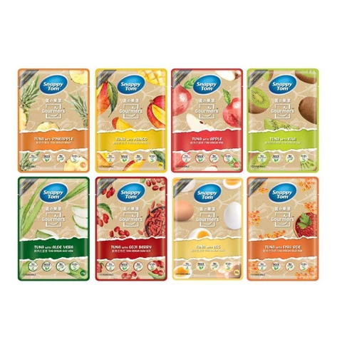 Pate Mèo Snappy Tom Cá Ngừ Mix Trái Cây 70g